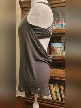 Lululemon Grayish-Green Strappy Active Tank